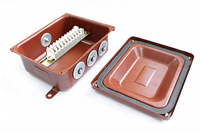 Коробка соединительная КС-10 УХЛ 1,5 IP65 металлические заглушки ЗЭТА