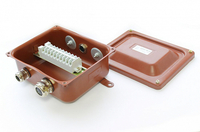 Коробка с зажимами наборными КЗНС-08 УХЛ1,5  IP65  латунный ввод ЗЭТА