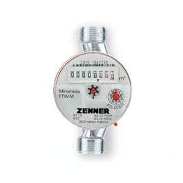 Водосчетчик Minol Zenner ETW-N-AM, 90°C, DN 15, Qn 1,5, L 110 mm, G3/4"B, без присоед.